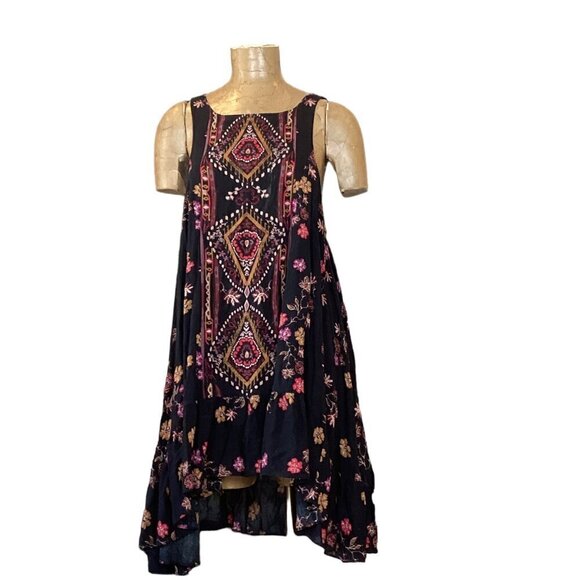Intimately Free People Ankka Dress Sleeveless Cutout Mini Bohemian 186N - Picture 4 of 12